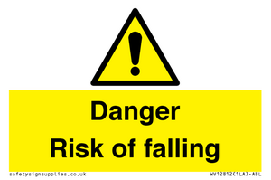 Danger Risk of falling